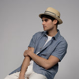 Summer hat "Vevey" (Trilby)