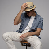 Summer hat "Vevey" (Trilby)