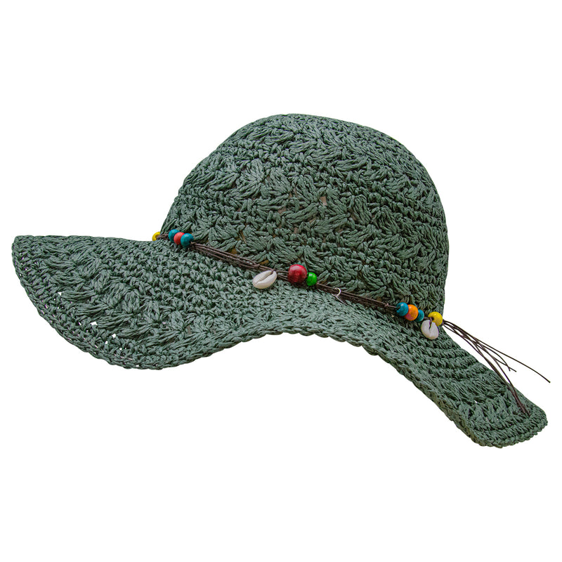 Handgemachter Damen-Sonnenhut Chillouts – & Webmuster Headwear schönem Hutband mit