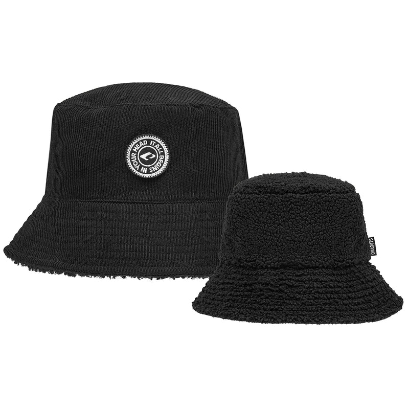 Fischerhut im Look wendbaren Hüte Chillouts trendy - Headwear Zwei – einem! in Teddy