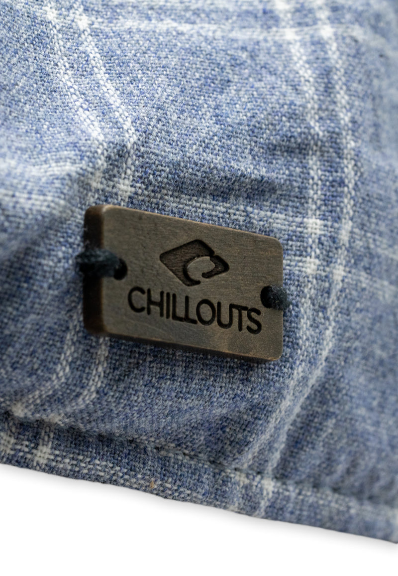 Schiebermütze Chillouts Cap für Herren | Karomuster – Headwear Baumwolle mit Flat aus