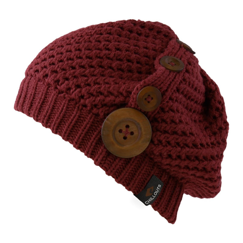 Long beanie with hole knit Headwear - Chillouts order now! – pattern women for